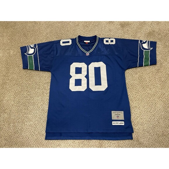 Mitchell & Ness Other - Mitchell & Ness Largent Seattle Seahawks NFL 1985 Jersey Stitched Mens Sz Large